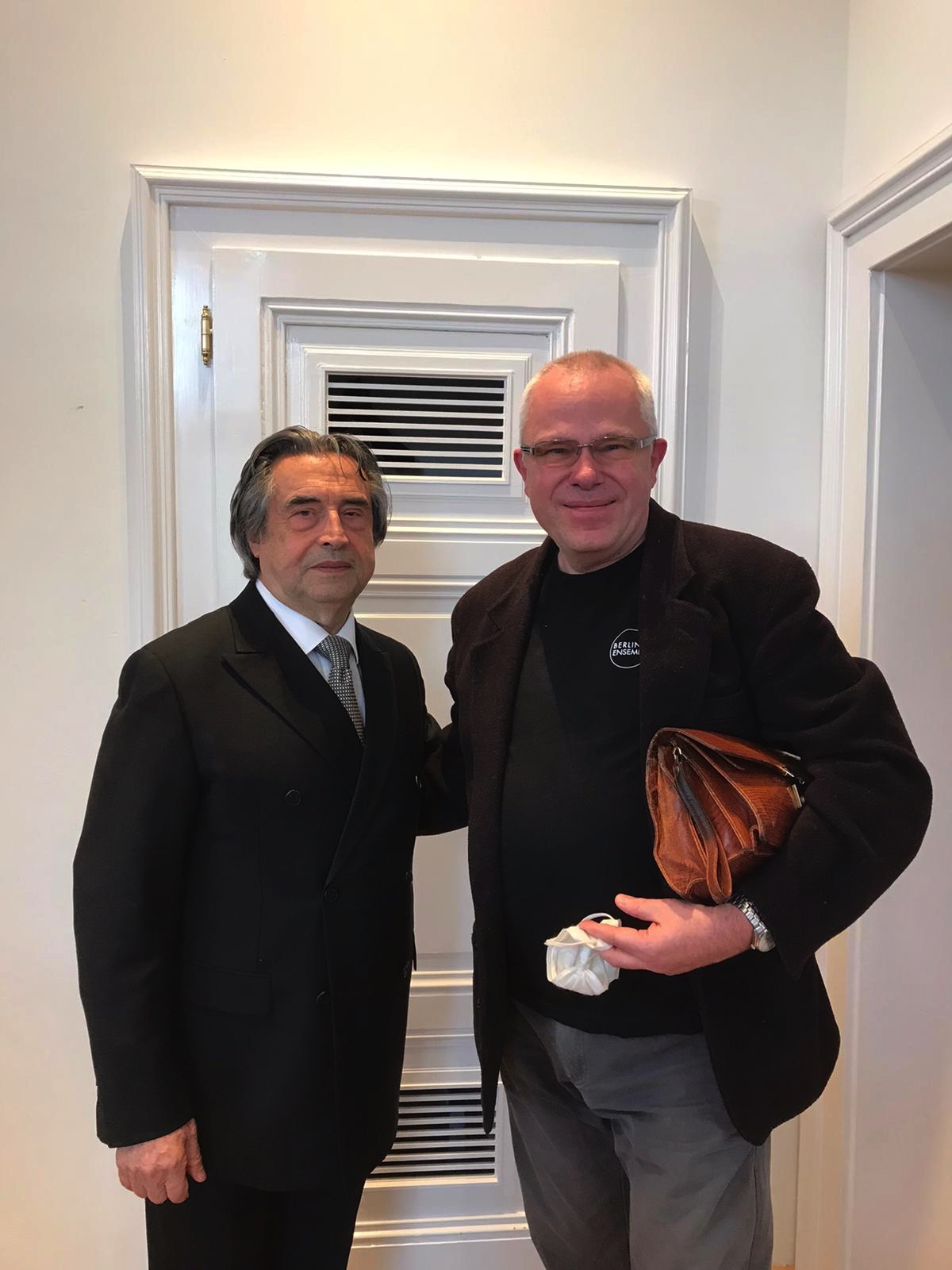Wiener Philharmoniker, Riccardo Muti  Tourneeprobe am 7. Mai 2021 im Wiener Musikverein