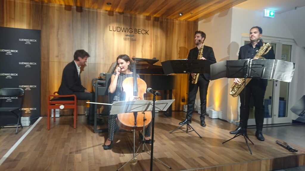 CD Live Präsentation, Imagination von Raphaela Gromes, Kaufhaus Beck, 23. Oktober 2021
