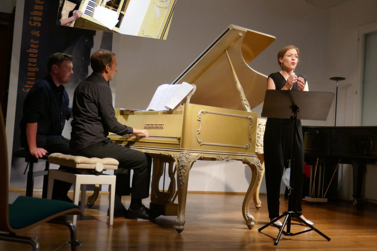 Mirella Hagen, Robin Engelen, Festival junger Künstler Bayreuth,  Steingraeberhaus, 2. August 2020