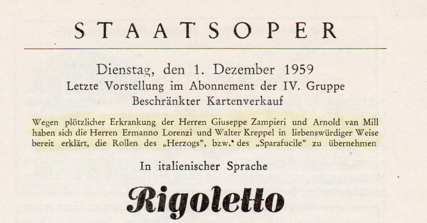 Schweitzers Klassikwelt 84: Freud und Leid mit Umbesetzungen